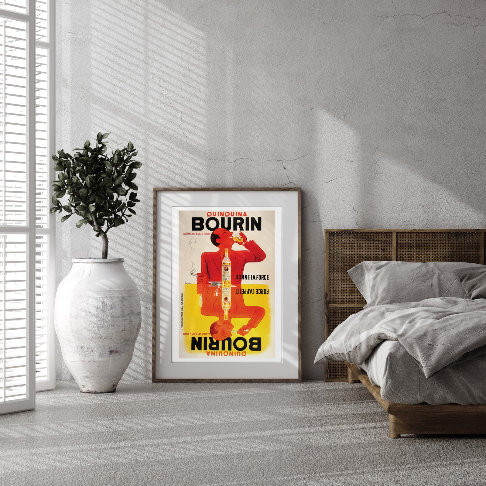 4151 Buono! ピンナップポスター Quinquina Bourin | Jacques & Pierre Bellenger | 1936 | Vintage Ads